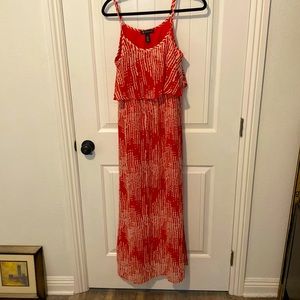 INC Sheer Maxi Dress SIZE M